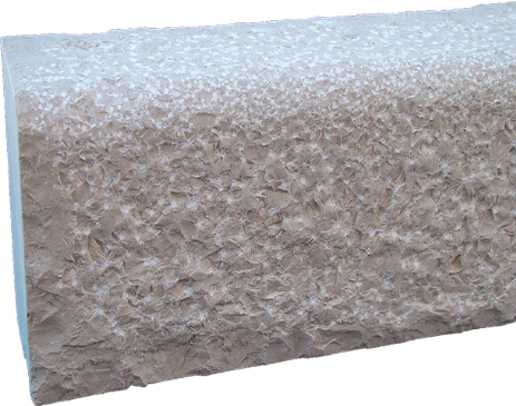 Cordolo di pietra puntellata